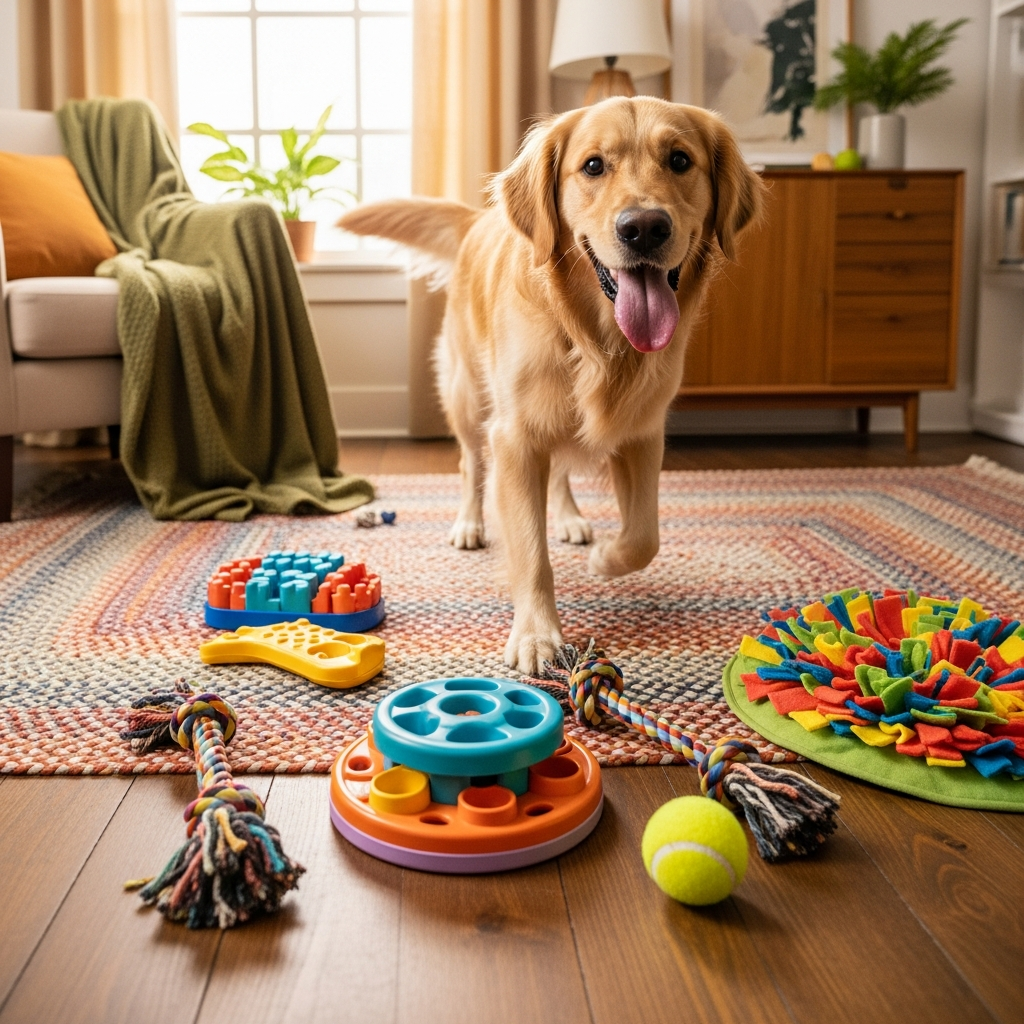 How to Entertain a Bored Dog While You Are at Work